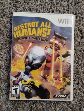 Destroy All Humans! Big Willy Unleashed (Nintendo Wii) - Complete in Box (CIB)